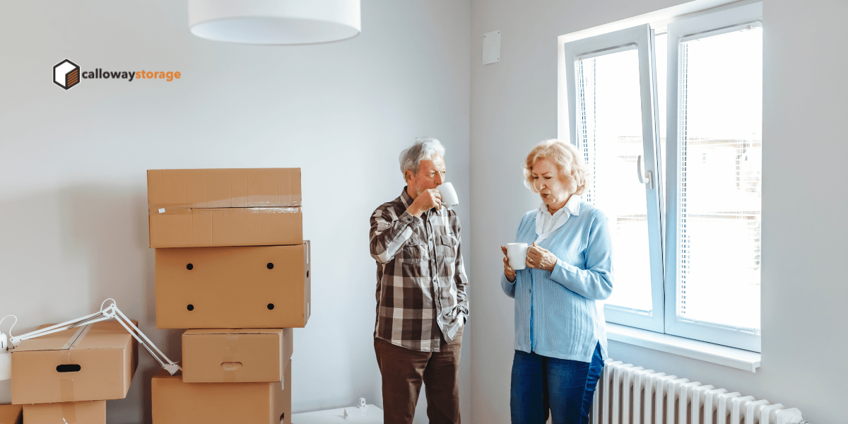 Seniors Downsizing Using Storage Unit