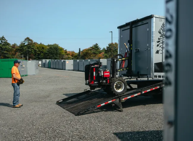 Portable storage. Storage in Gravenhurst. Storage in Muskoka. Muskoka portable storage. Store at Calloway Storage.